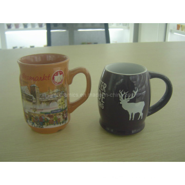 Earthenware Cup with Customized Logo Printing